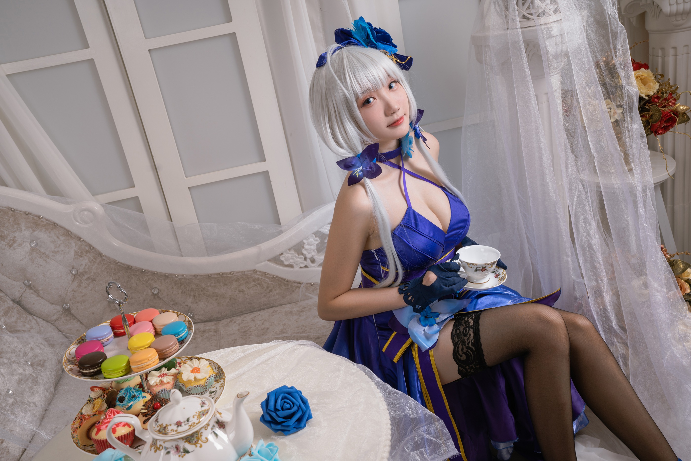 图片[1]-瓜希酱 – NO.008 光辉 茶会 [18P]-XikXak